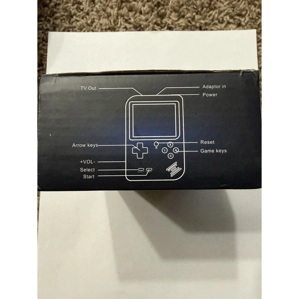 Game Box Plus- Hand Held Game System, Rechargeable Battery Brand New